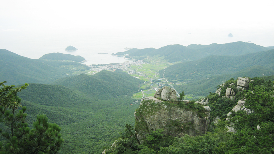 금산 보리암  풍경